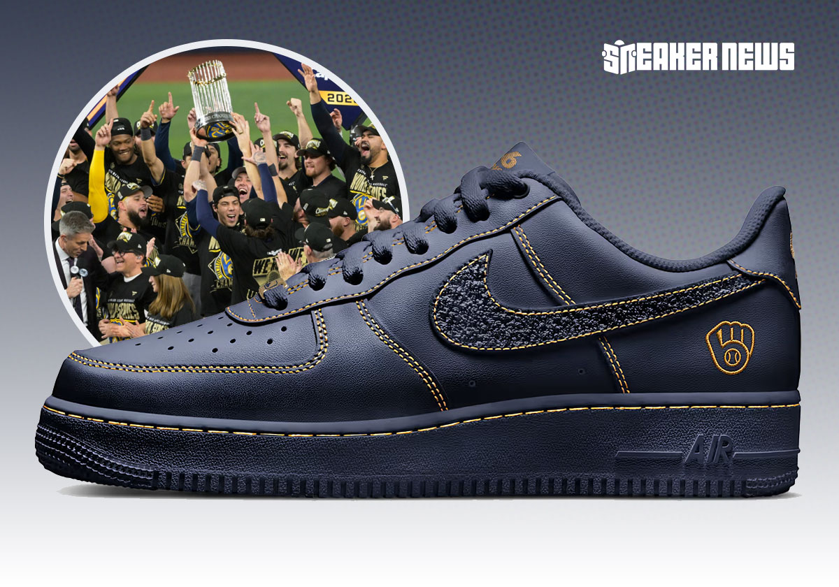 Nike Celebrates World Series Champion Milwaukee Brewers With An Air Force 1 Release