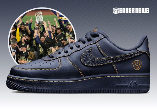 Nike Celebrates World Series Champion Milwaukee Brewers With An Air Force 1 Release