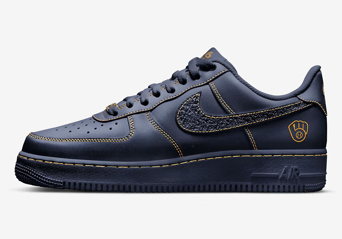 Nike Air Force 1 Milwaukee Brewers World Series Champions 5