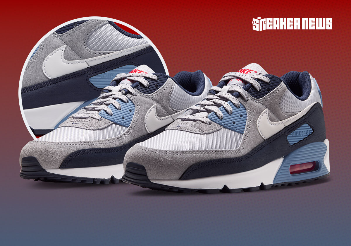 The Nike Air Max 90 Erupts In “Geyser Grey”