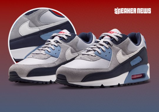 The Nike Air Max 90 Erupts In "Geyser Grey"