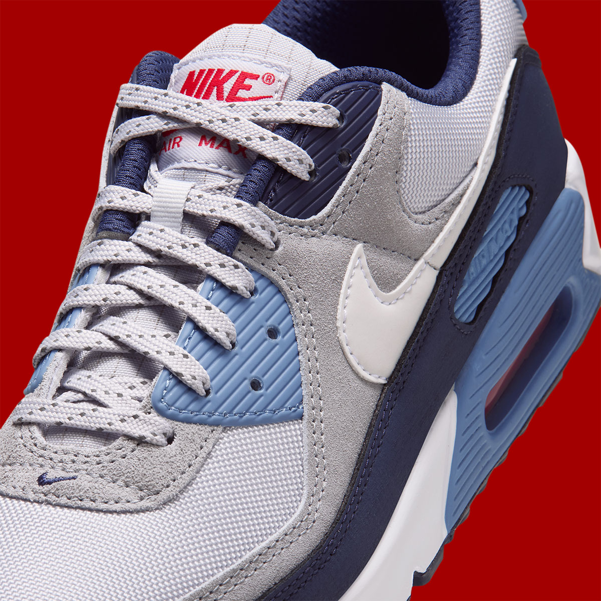 Nike Air Max 90 Geyser Grey Thunder Blue Hq3817 094 8