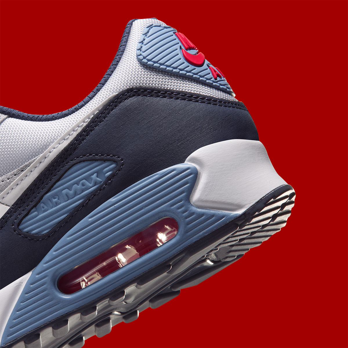 Nike Air Max 90 Geyser Grey Thunder Blue Hq3817 094 9