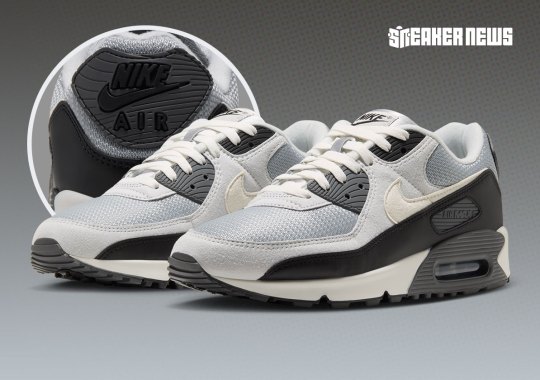 The Nike Air Max 90 Goes Up In "Light Smoke Grey"