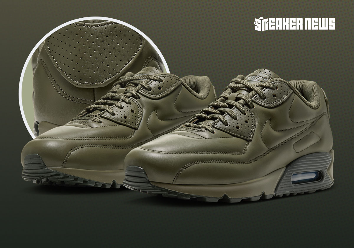 The Elevated Nike Air Max 90 SP Surfaces In “Medium Olive”