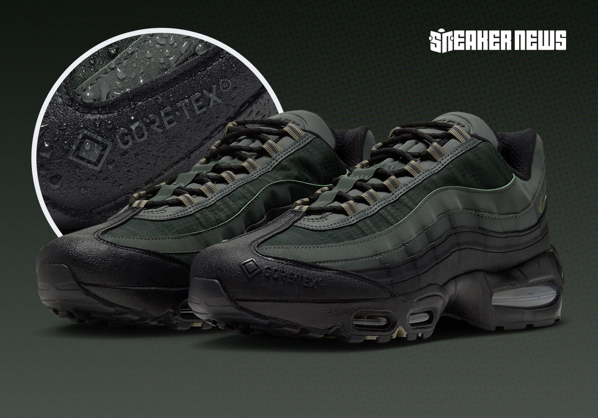 The Nike Air Max 95 GORE-TEX Explores Earth Tones In “Camo Green”