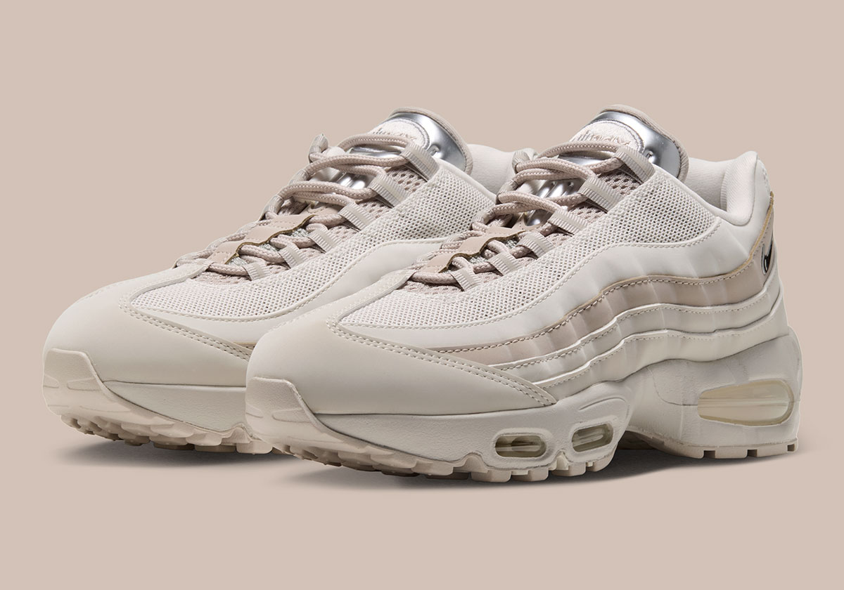 Nike Air Max 95 Light Bone Cream Ii Sail Metallic Silver Iv3305 001 5