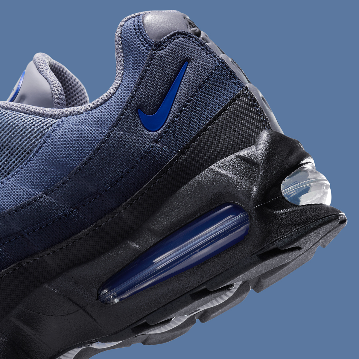 Nike Air Max 95 Stealth Anthracite Obsidian Racer Blue Iq7128 002 1
