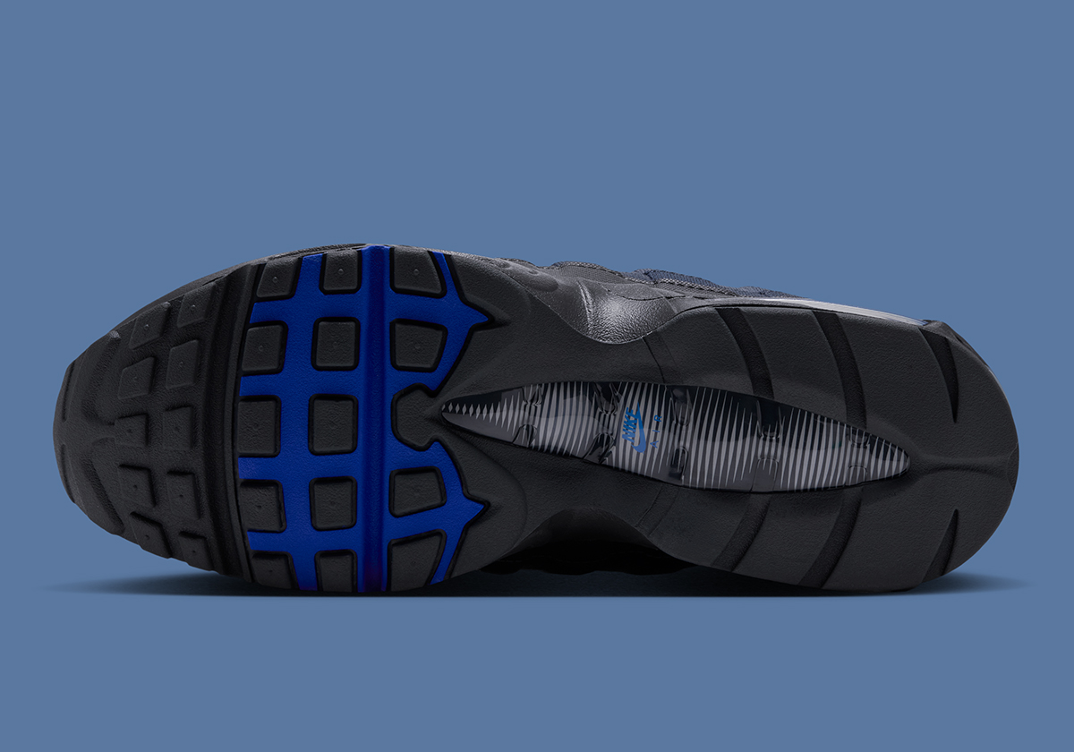 Nike Air Max 95 Stealth Anthracite Obsidian Racer Blue Iq7128 002 2