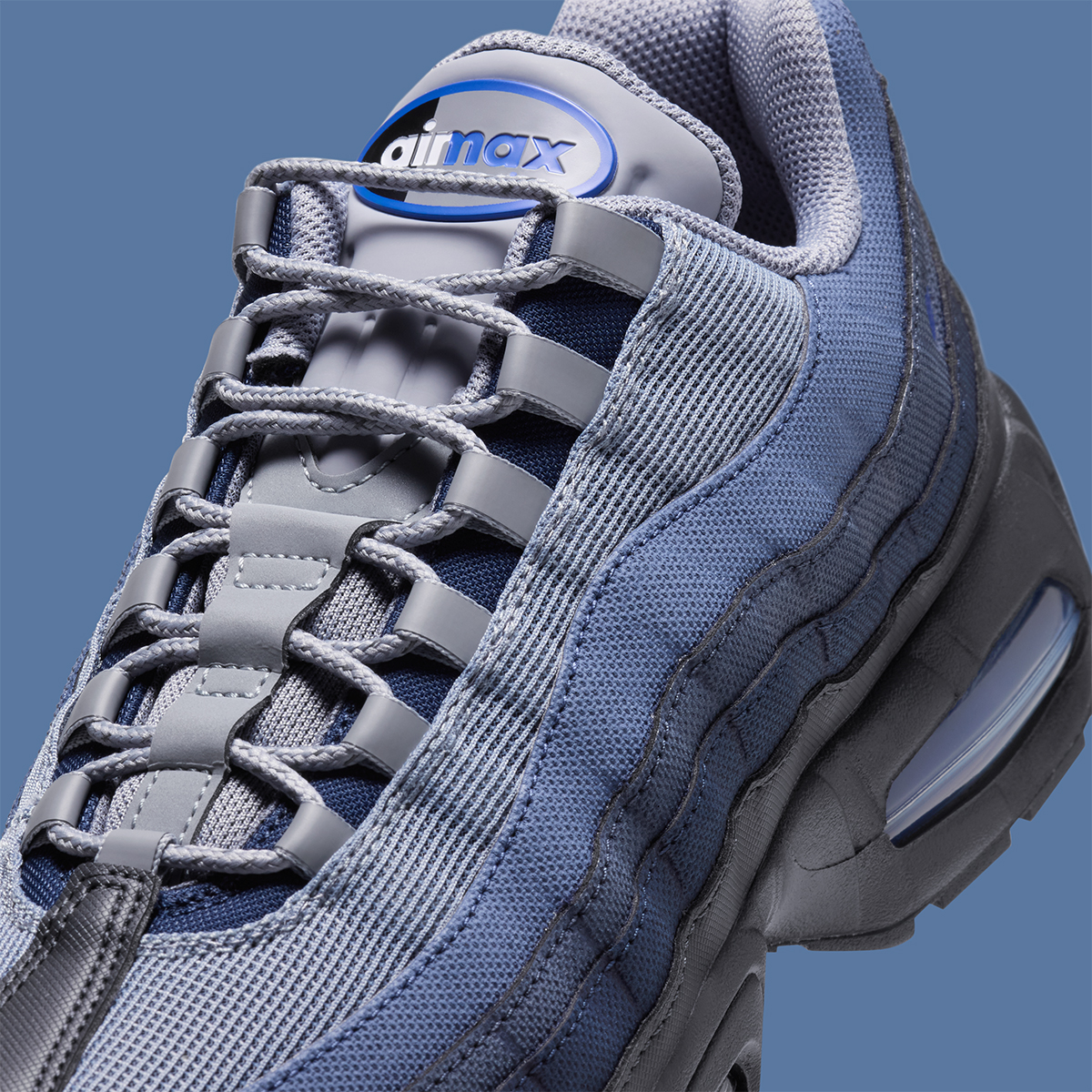 Nike Air Max 95 Stealth Anthracite Obsidian Racer Blue Iq7128 002 7