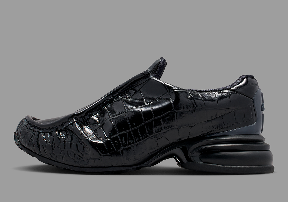 Nike Air Max Dolce Black Leather Croc 1
