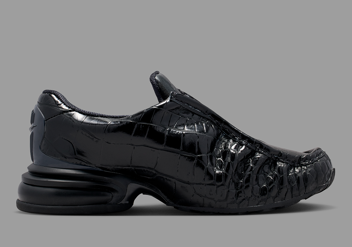 Nike Air Max Dolce Black Leather Croc 3
