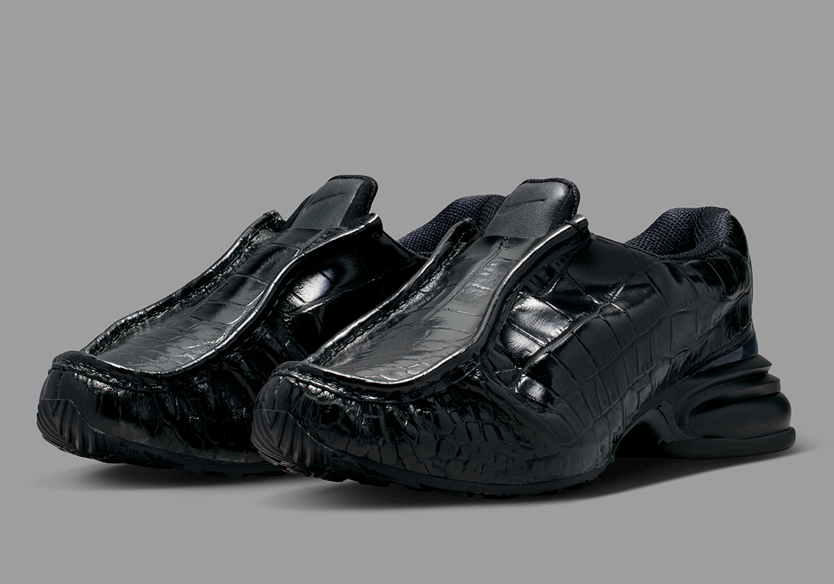 Nike Air Max Dolce Black Leather Croc 5