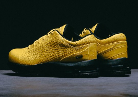 The Croc-Skin Covered Nike Air Max Goadome Low Gets Covered In Vivid Sulfur