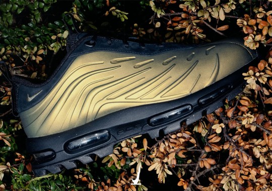 Closer Look At The Nike Goadome Foamposite In Gold