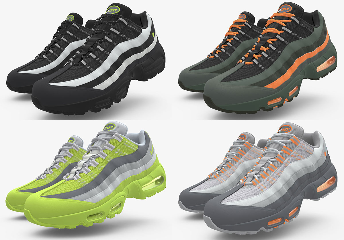 Make Your Own Air Max 95 Big Bubble “Neon” On Nike By You
