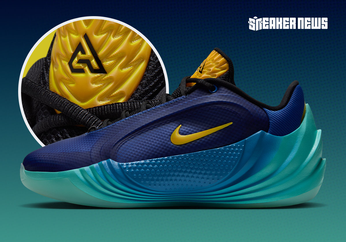 Giannis Antetokounmpo Jets Off In The Nike Giannis Freak 8 “Star Blue”
