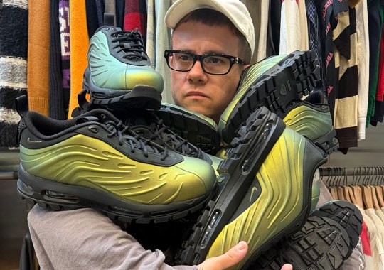 The Nike Goadome Foamposite Low Just Dropped At A Popular Luxury Vintage Store In NYC