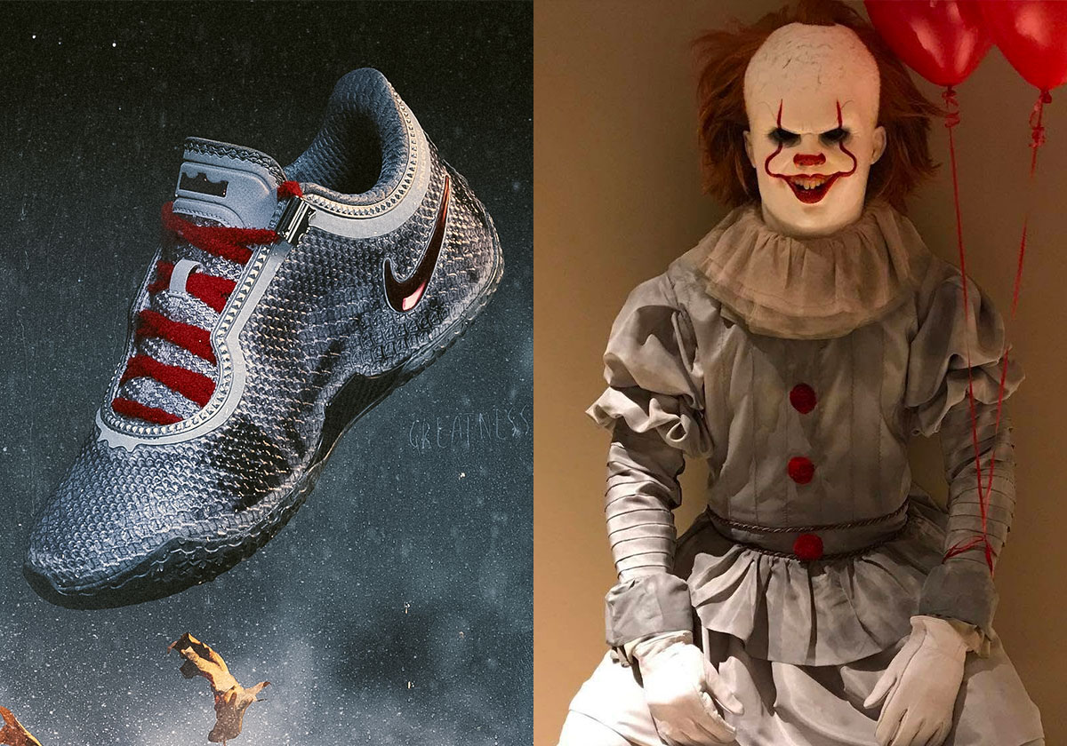 The Nike LeBron 24 “Storm Drain” Is Inspired By LeBron’s Pennywise Costume
