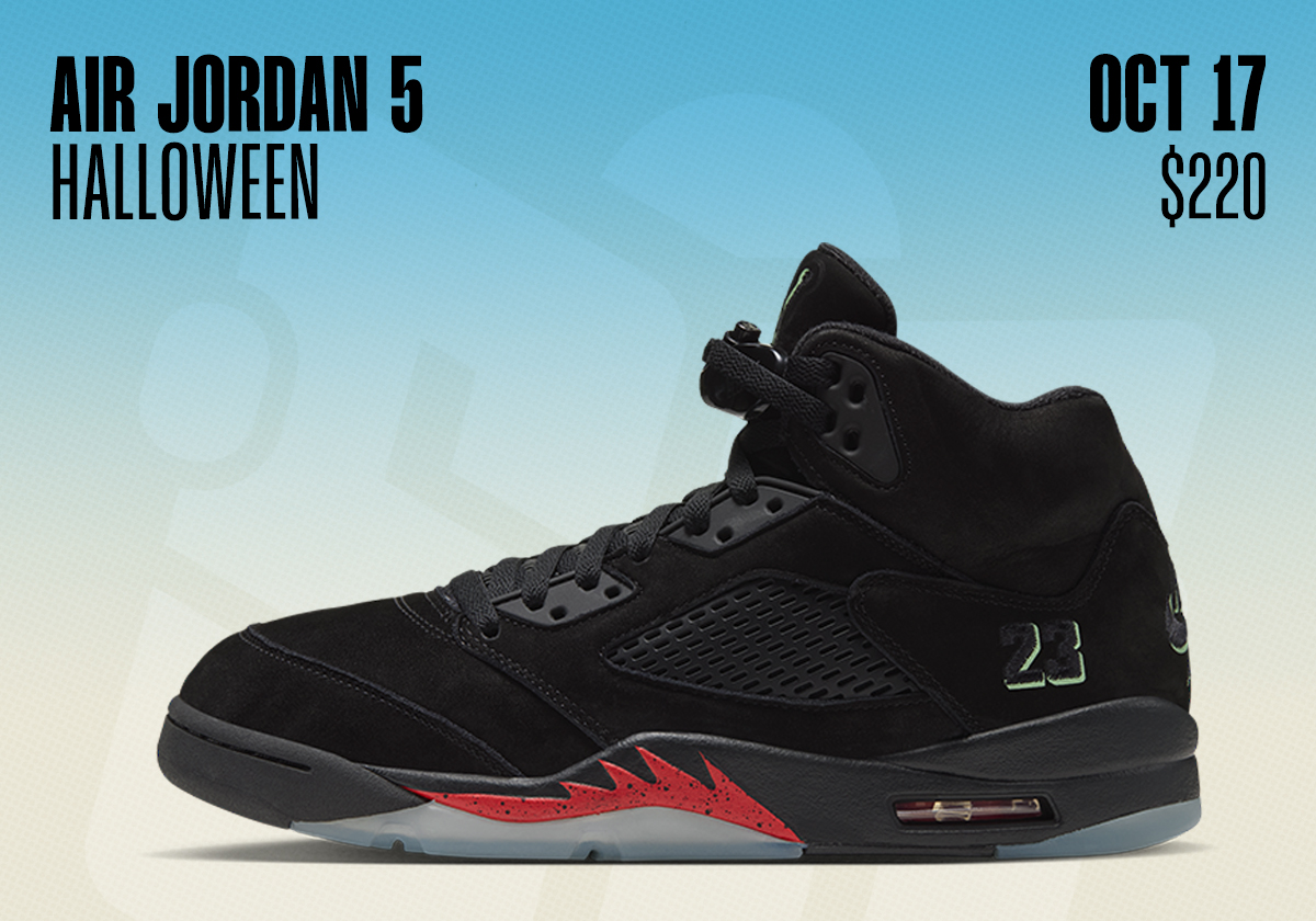 Sneaker Releases October 11 October 17 2026 Air Jordan 5 Halloween