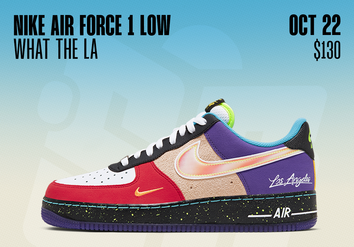 Sneaker Releases October 18 24 2026 Nike Air Force 1 Low What The La