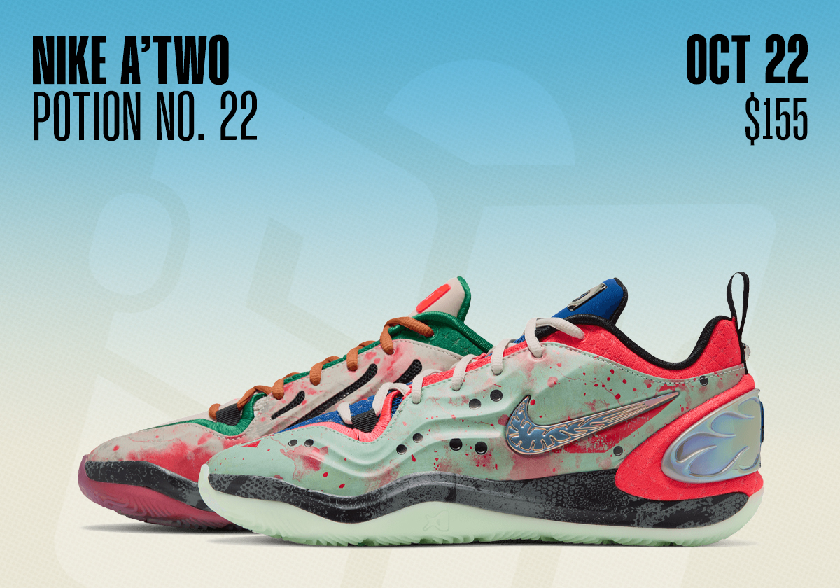 Sneaker Releases October 18 24 2026 Nike Atwo Potion 22