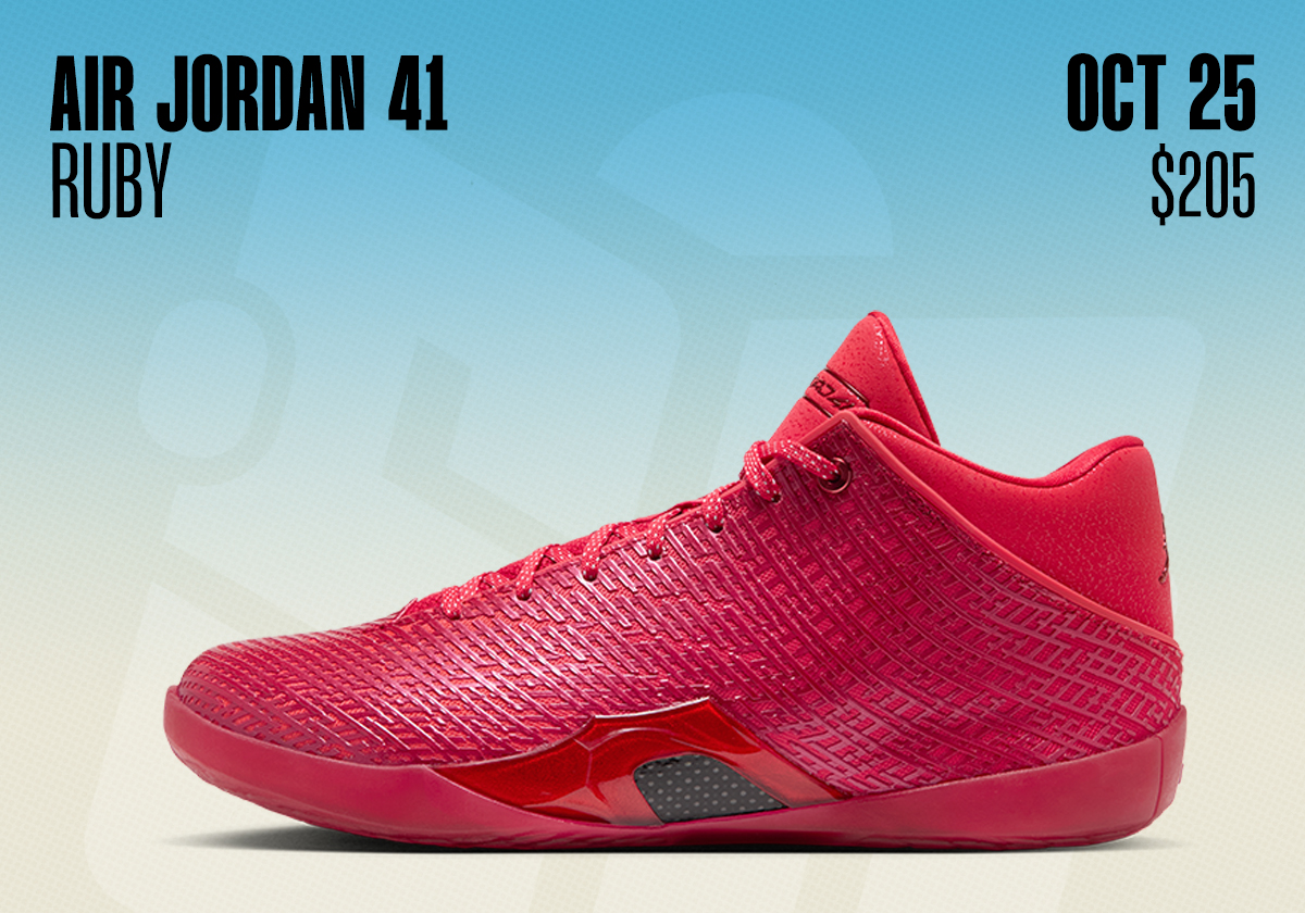 Sneaker Releases October 25 31 2026 Air Jordan 41 Ruby