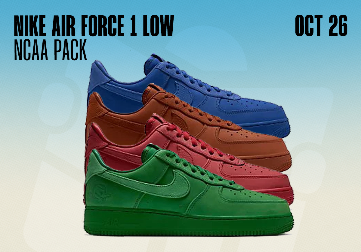 Sneaker Releases October 25 31 2026 Nike Air Force 1 Low Ncaa