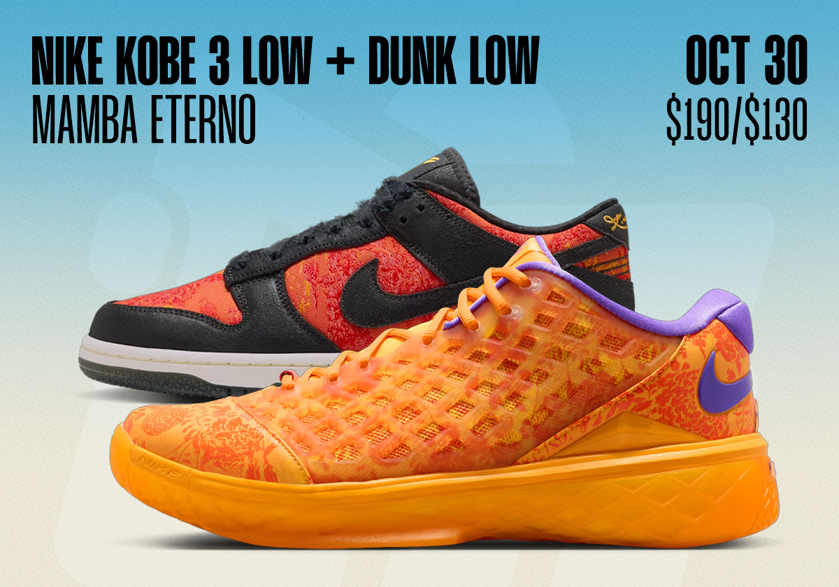 Sneaker Releases October 25 31 2026 Nike Kobe Mamba Eterno