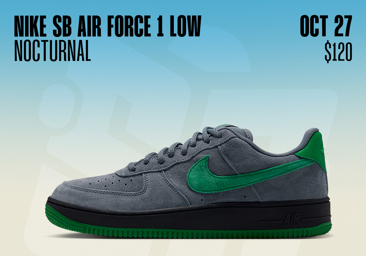 Sneaker Releases October 25 31 2026 Nike Sb Air Force 1 Low Nocturnal