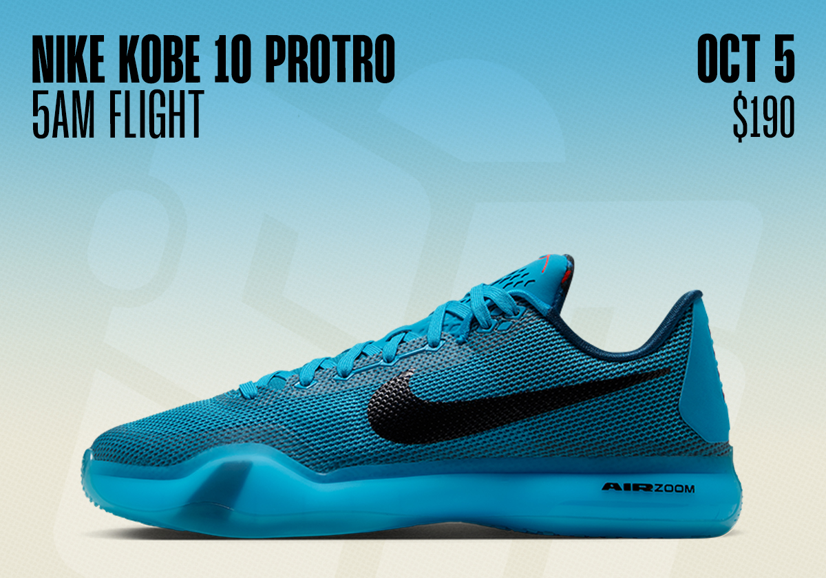 Sneaker Releases October 4 October 10 2026 Nike Kobe 10 5am Flight
