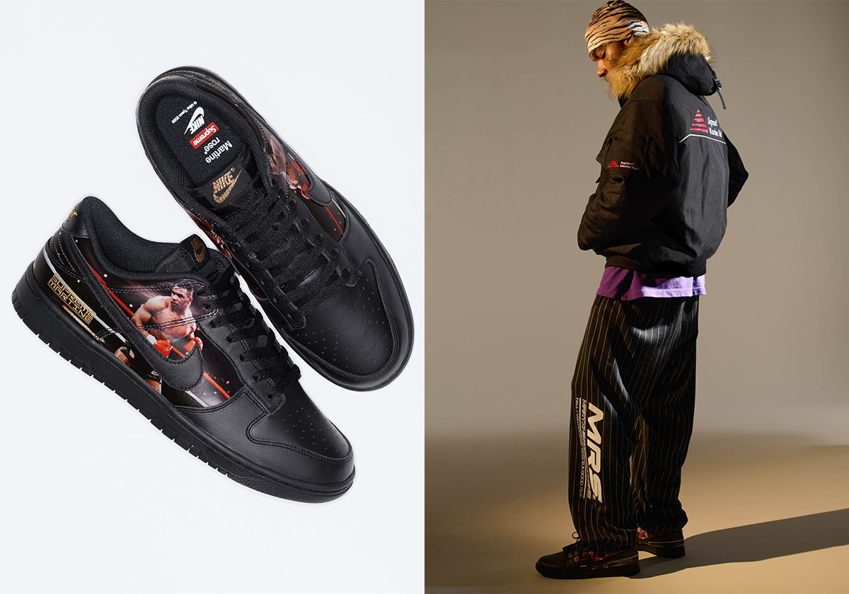 Supreme And Martine Rose Honor Mike Tyson On The Nike Dunk