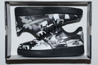 Supreme’s Nike Air Force 1 “Snow Camo” Releases This Week
