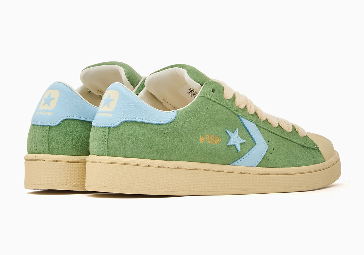 Tyler The Creator Golf Le Fleur Converse Pro Leather Green A25132c 3