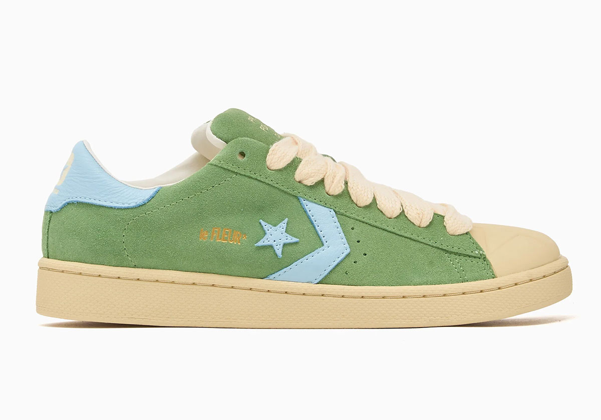 Tyler The Creator Golf Le Fleur Converse Pro Leather Green A25132c 7