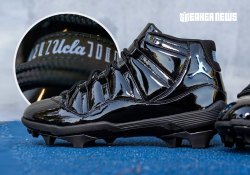 UCLA Receives Air Jordan 11 “Gamma Blue” PE Cleats