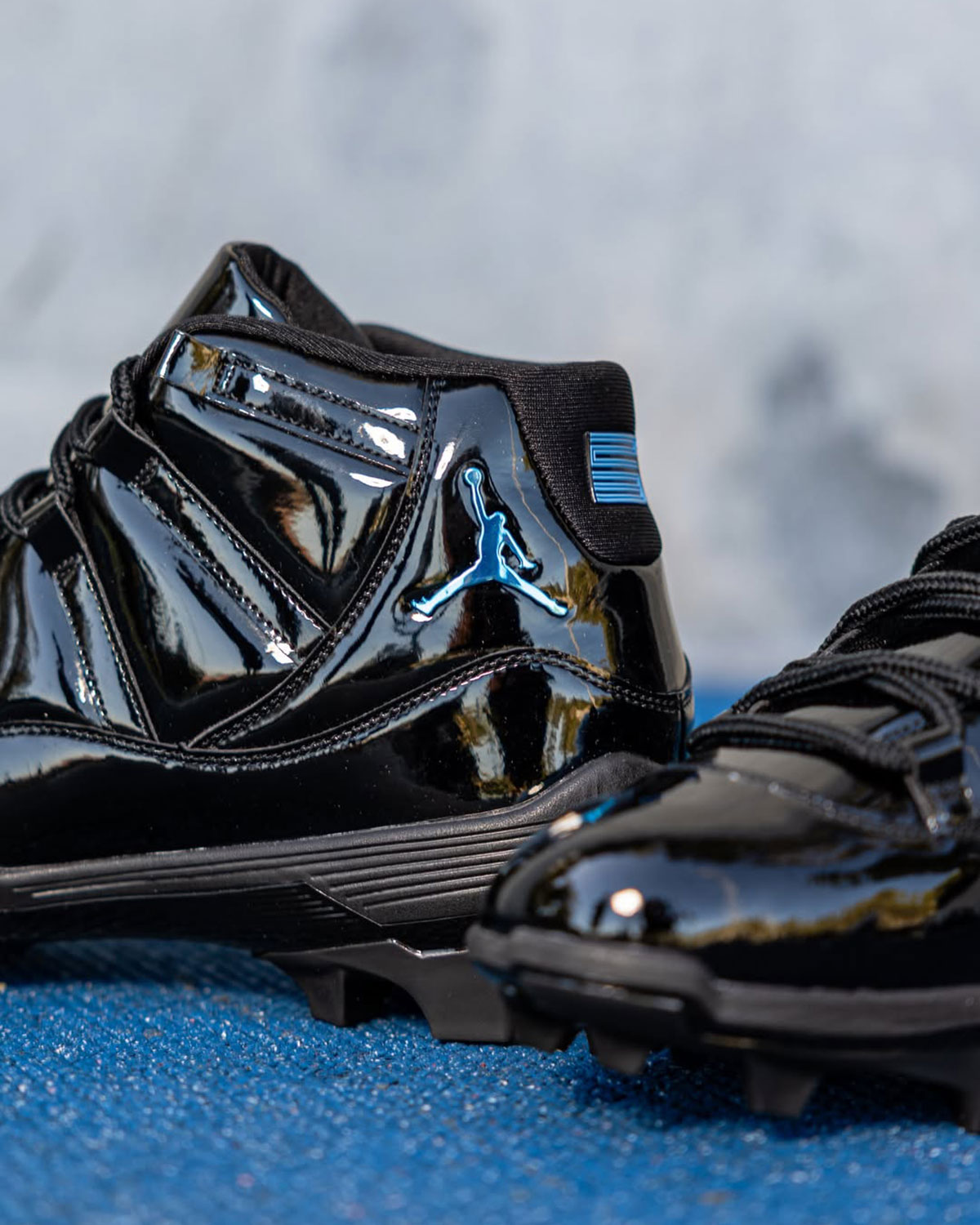 Ucla Bruins Air Jordan 11 Gamma Blue Pe Cleats 4