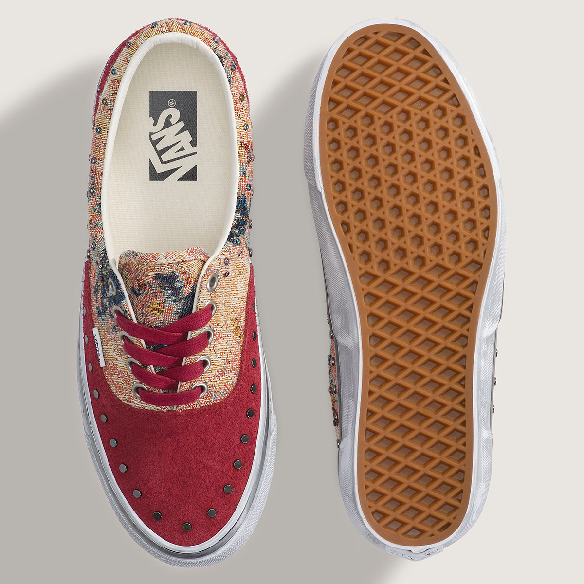 Vans Era Floral Rivets Vn001192brd 3
