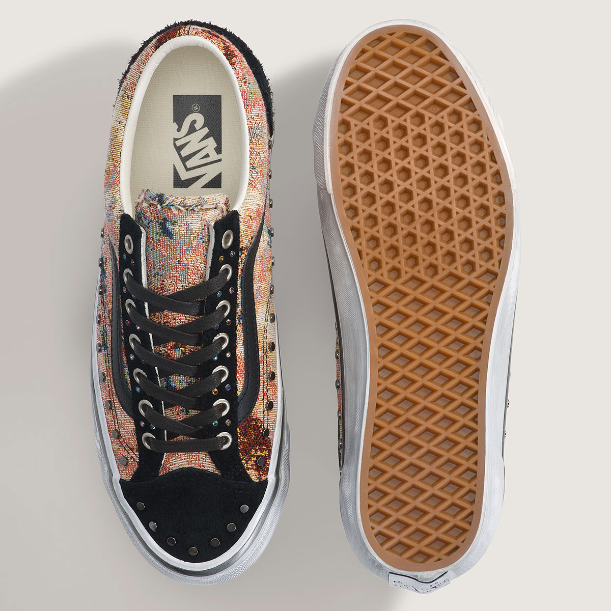 Vans Old Skool Floral Rivets Vn000e8vbml 3