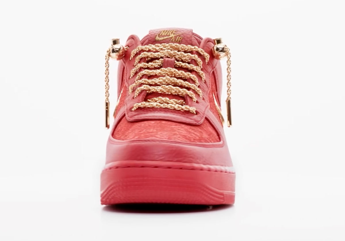 Victor Solomon Nike Air Force 1 Low Gym Red Metallic Gold Ir2076 600 1